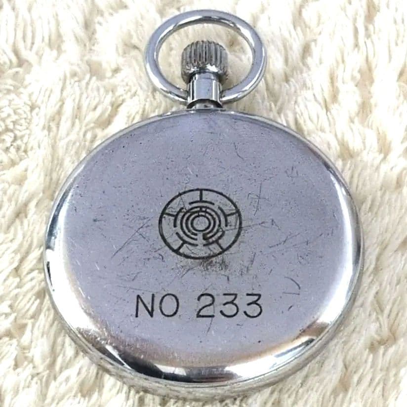 鉄道時計 SEIKO機械式懐中時計 名鉄刻印(名古屋鉄道)稼動品