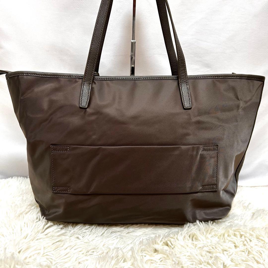 未使用 TUMI ビジネス　トートバッグ　グレー　ナイロン　レザー　135482