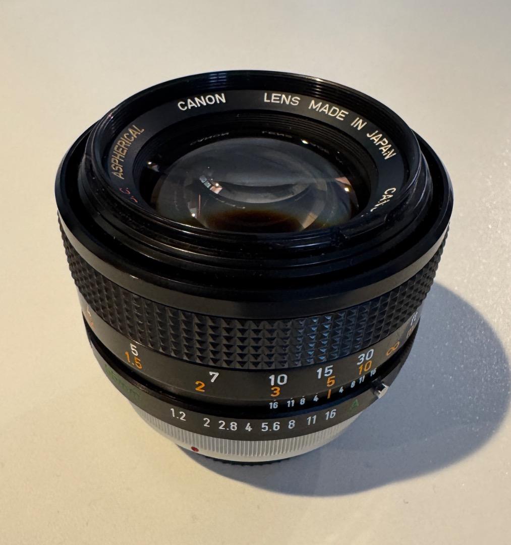 Canon FD 55mm f/1.2 SSC ASPH 美品 レンズ