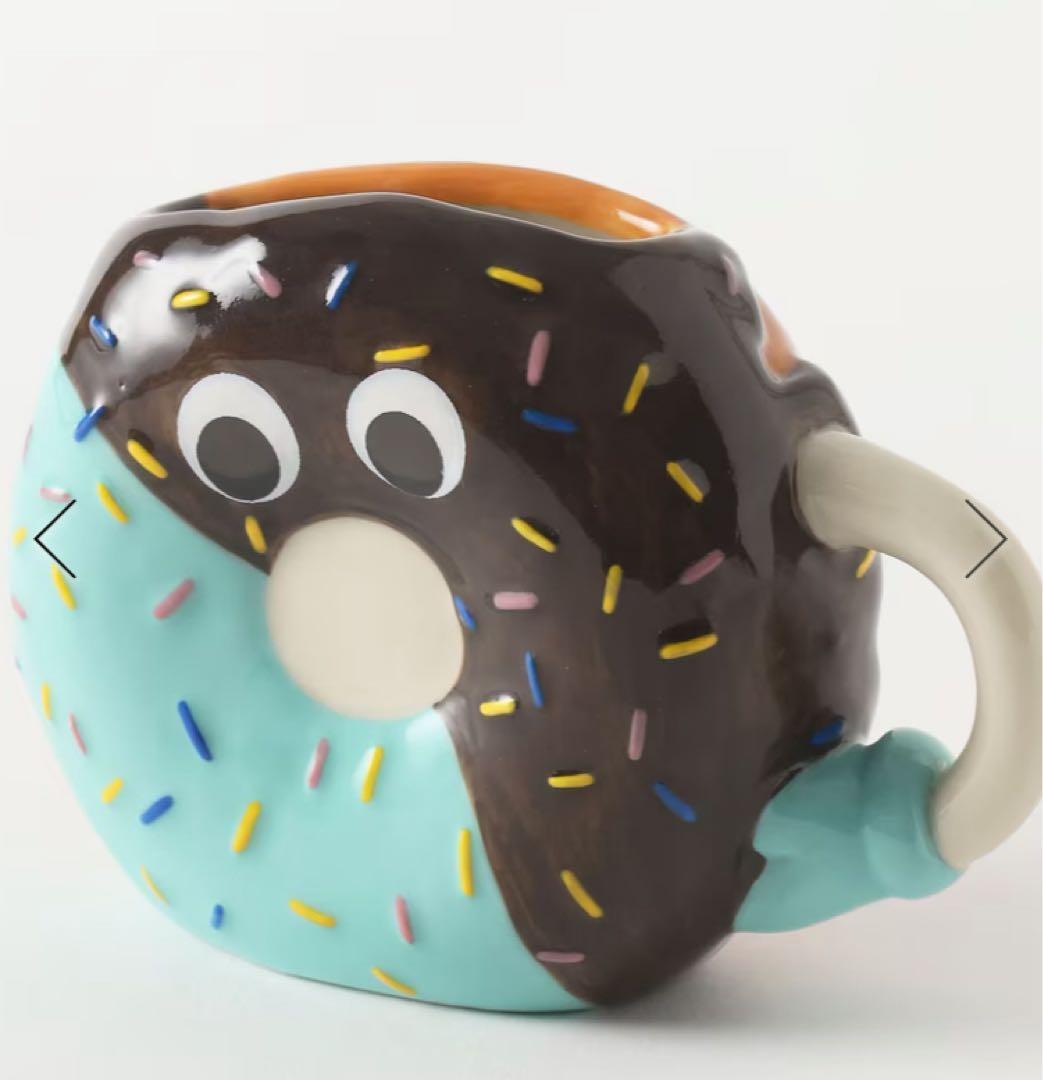 flavorsマグカップとドーナツ・ソフトクリームのオブジェ4点セット