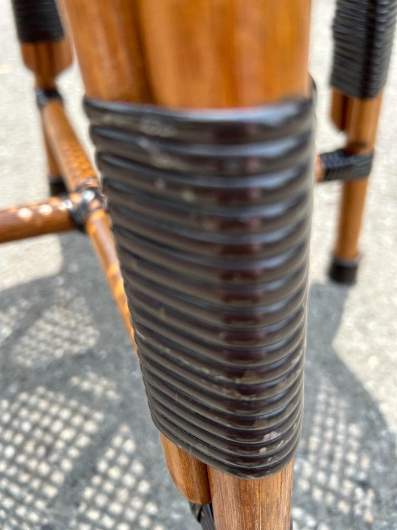 レア!! 熟練職人手作り こだわりの逸品！ツルヤ商店　籐源郷　スツール　ラタン