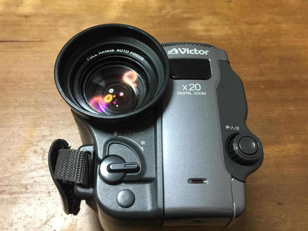 美品 撮影再生ダビングOK　VICTOR　GR-EX7　付属品有　S-VHS-C