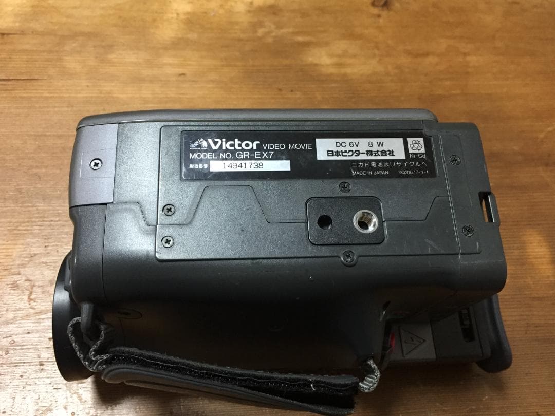 美品 撮影再生ダビングOK　VICTOR　GR-EX7　付属品有　S-VHS-C