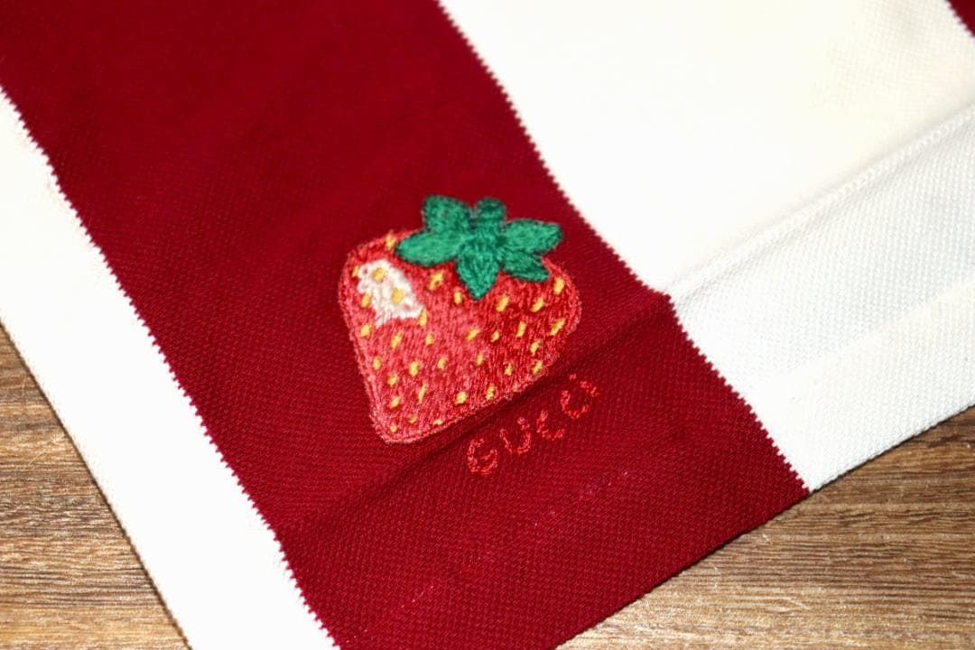 新品 GUCCI ペットコレクション ビッグストライプシャツ (Mサイズ)　Ⓗ