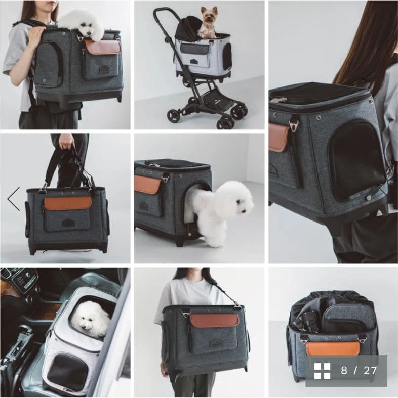 びびちゃんロイヤルテイルズ　アリス　Alice　チャコール　ペットカート