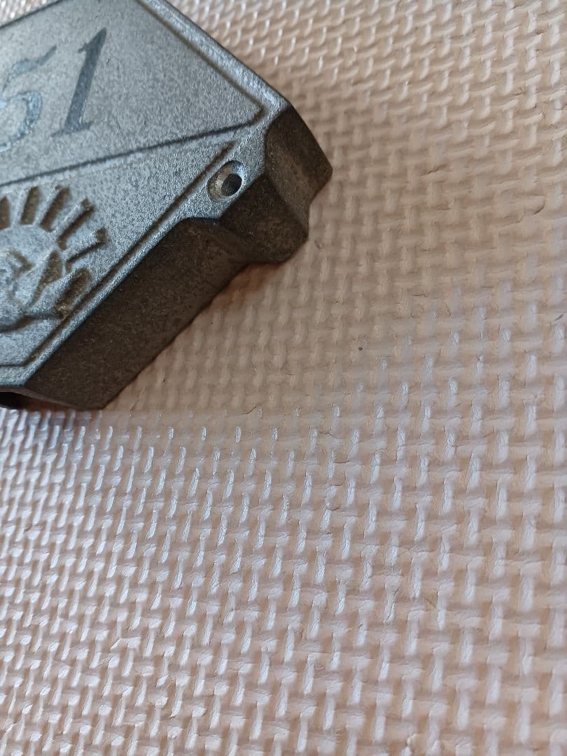 【非売品】レトロ 昭和 ひのきの下駄札と金具(イチロー選手の背番号と同じ番号)