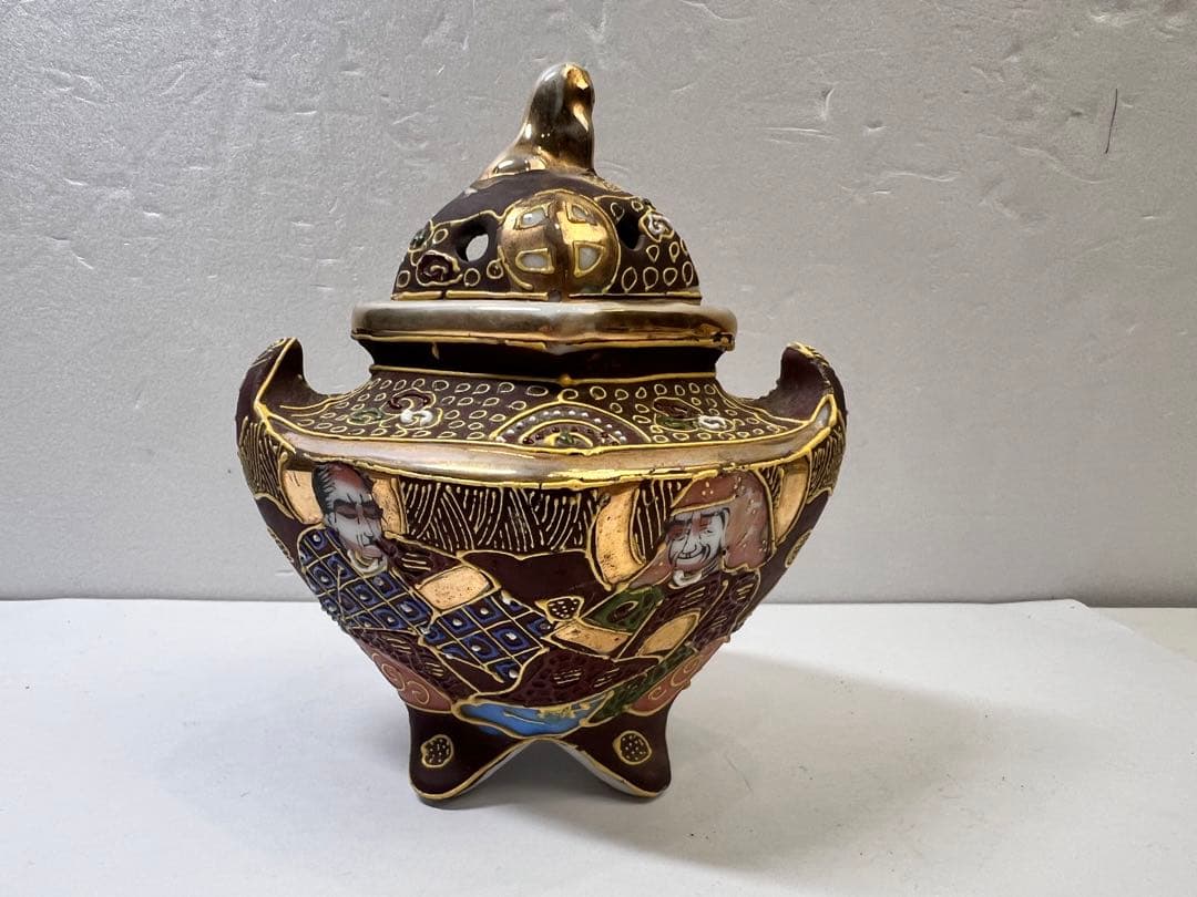 時代物　九谷焼　香炉　アンティーク　早い者勝ち