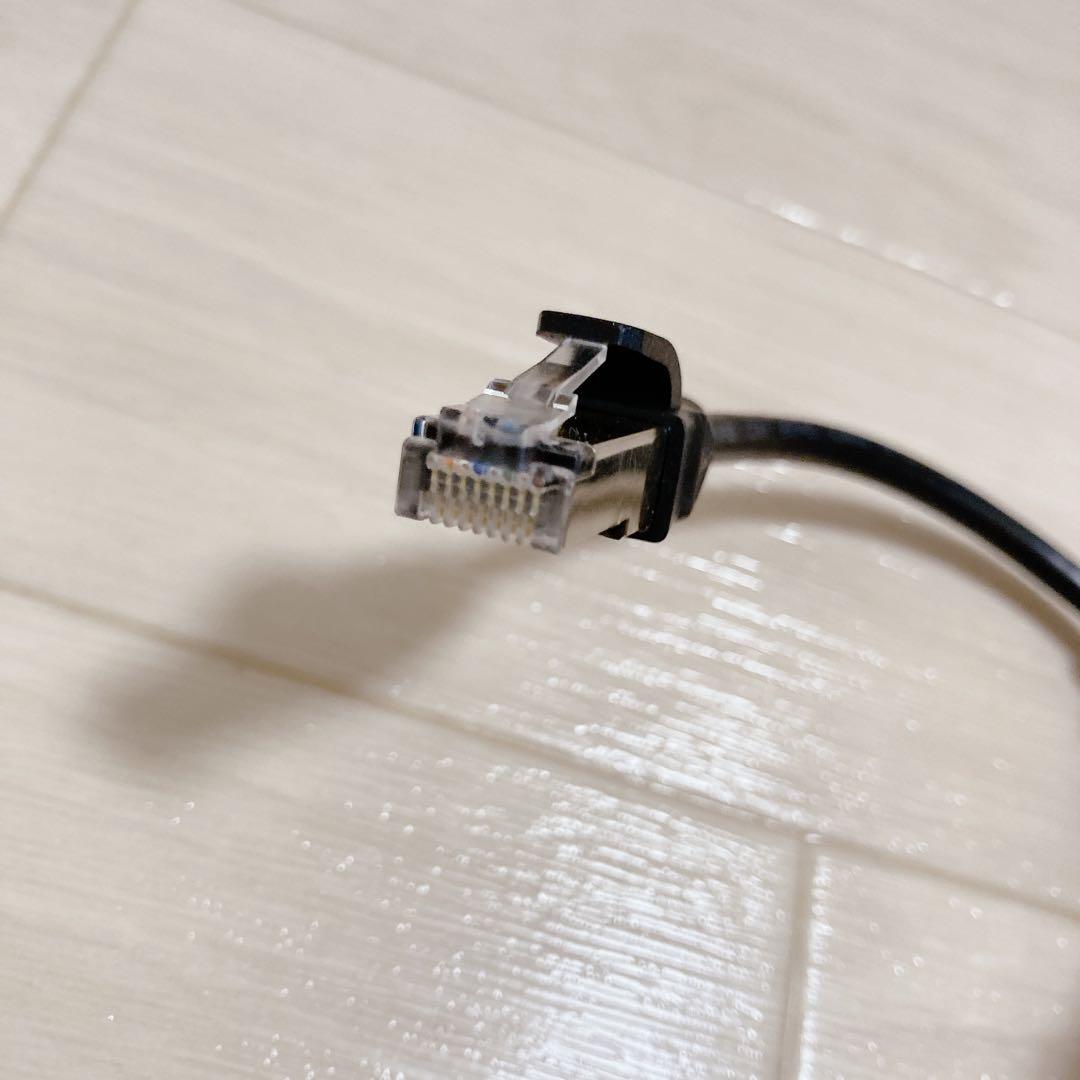 RJ45ネットワークスプリッタアダプタケーブル 1オスから2メスLANポート