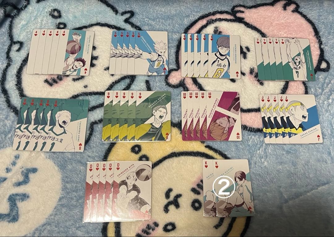 ハイキュー 原画展 トランプ