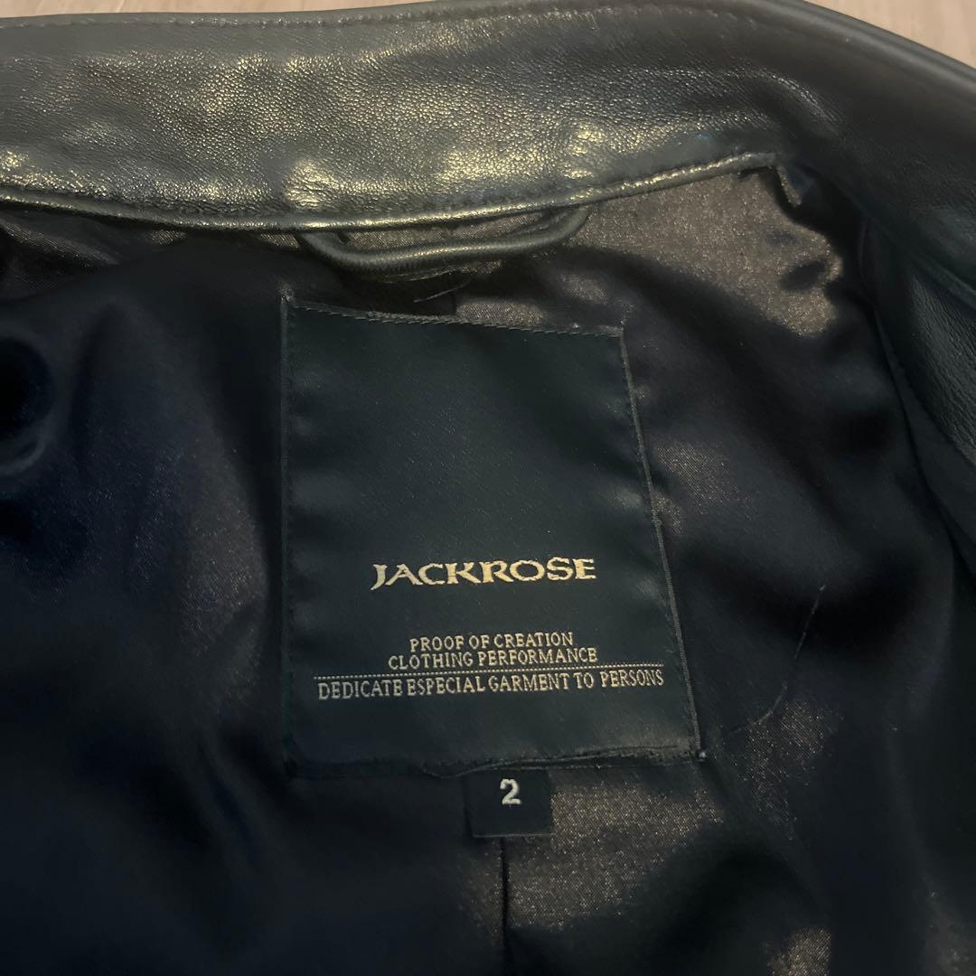 JACKROSE ラムネイキッド　シングルライダース　ブラック