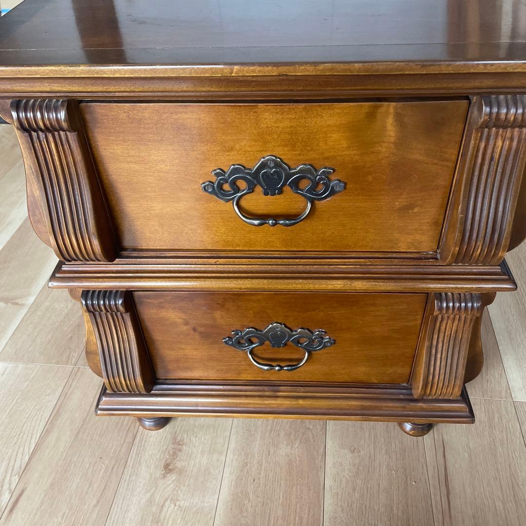 木製ブラウンチェスト バロッサバレンティ