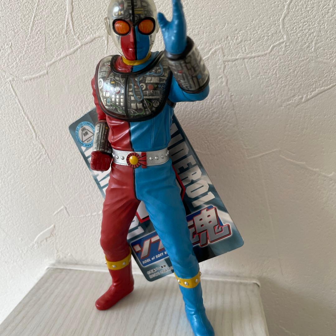 【絶版・美品・タグ付き】ソフビ魂　キカイダーフィギュア６体コンプリートセット