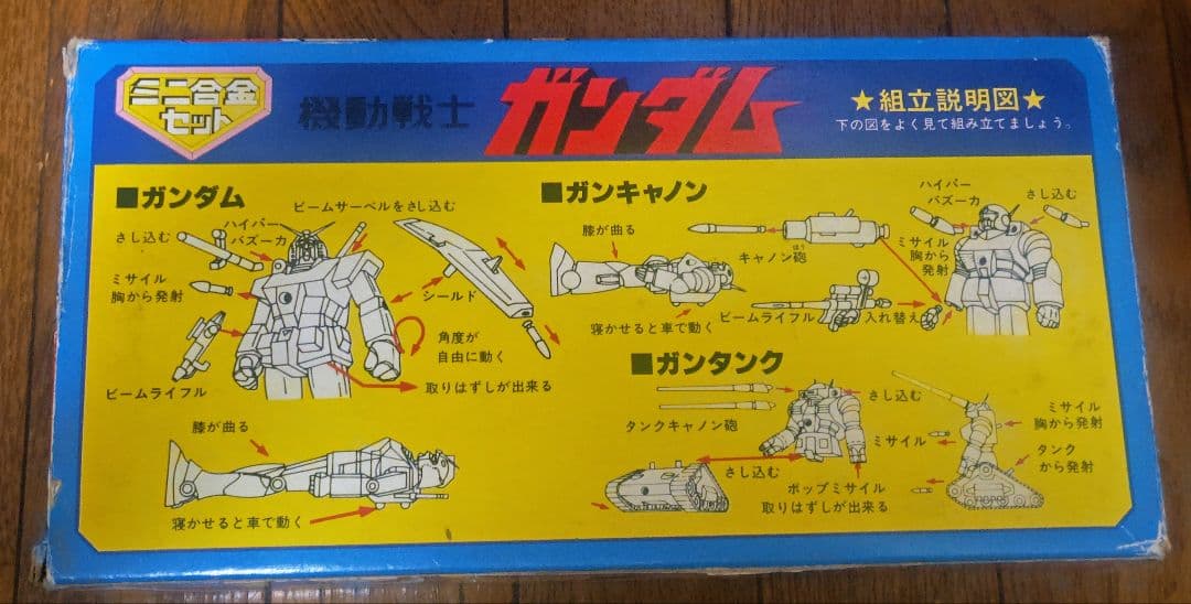 希少 セブン オリオン　機動戦士ガンダム ミニ合金セット　キャノン砲　シールド