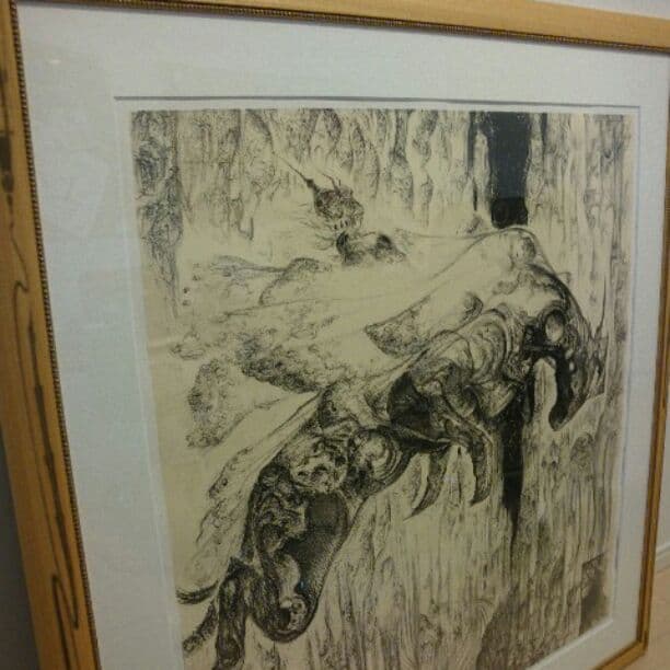 【値下げ】【FF15】天野喜考 版画 「Night」保証書あり美品