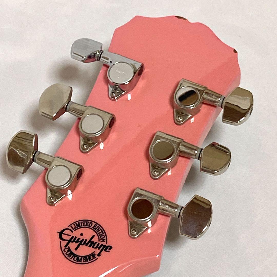 エピフォン レスポール100 ピンク エレキギター 限定品 稀少