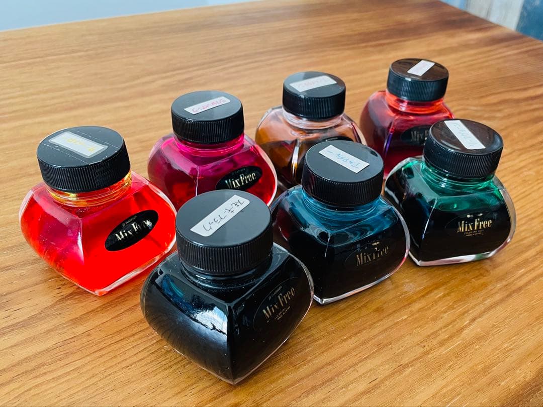 万年筆用インク ミックスフリー ミクサブルインク Mix Free ガラスペン