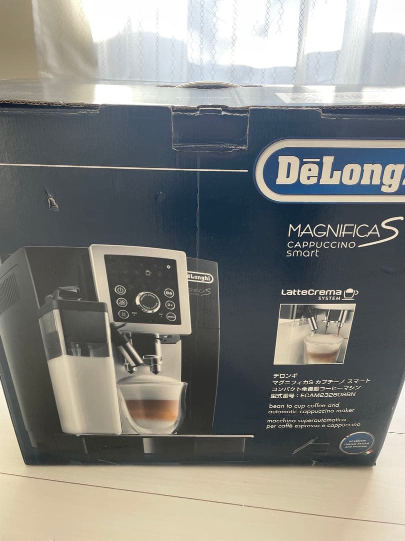 新品未使用デロンギ　マグニフィカS カプチーノ　　ECAM23260SBN