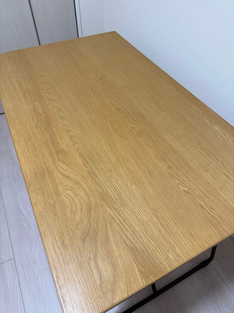 無印良品　木製折りたたみテーブル　ダイニング　デスク　学習机　120