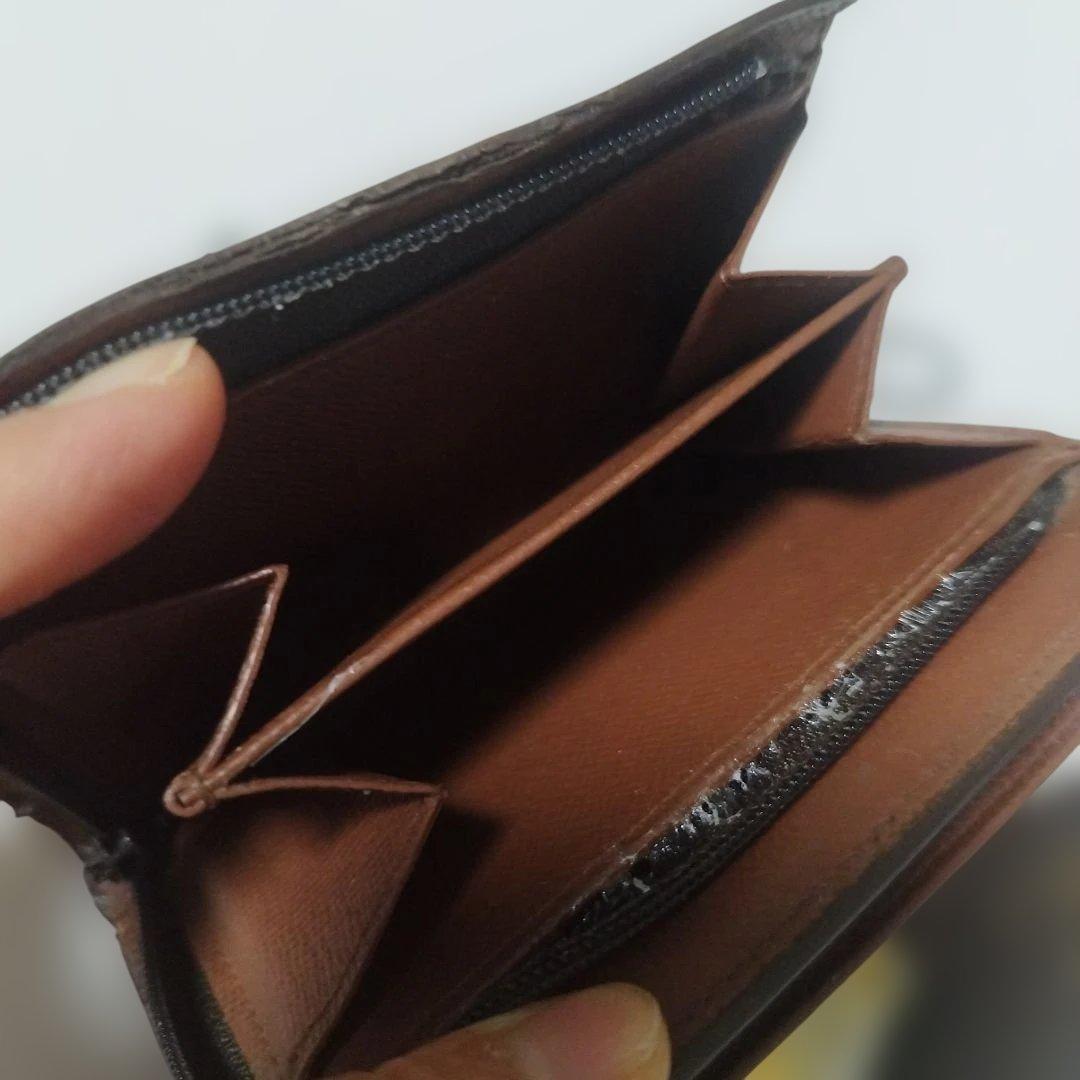 LOUIS VUITTON 三つ折り財布 ブラウン