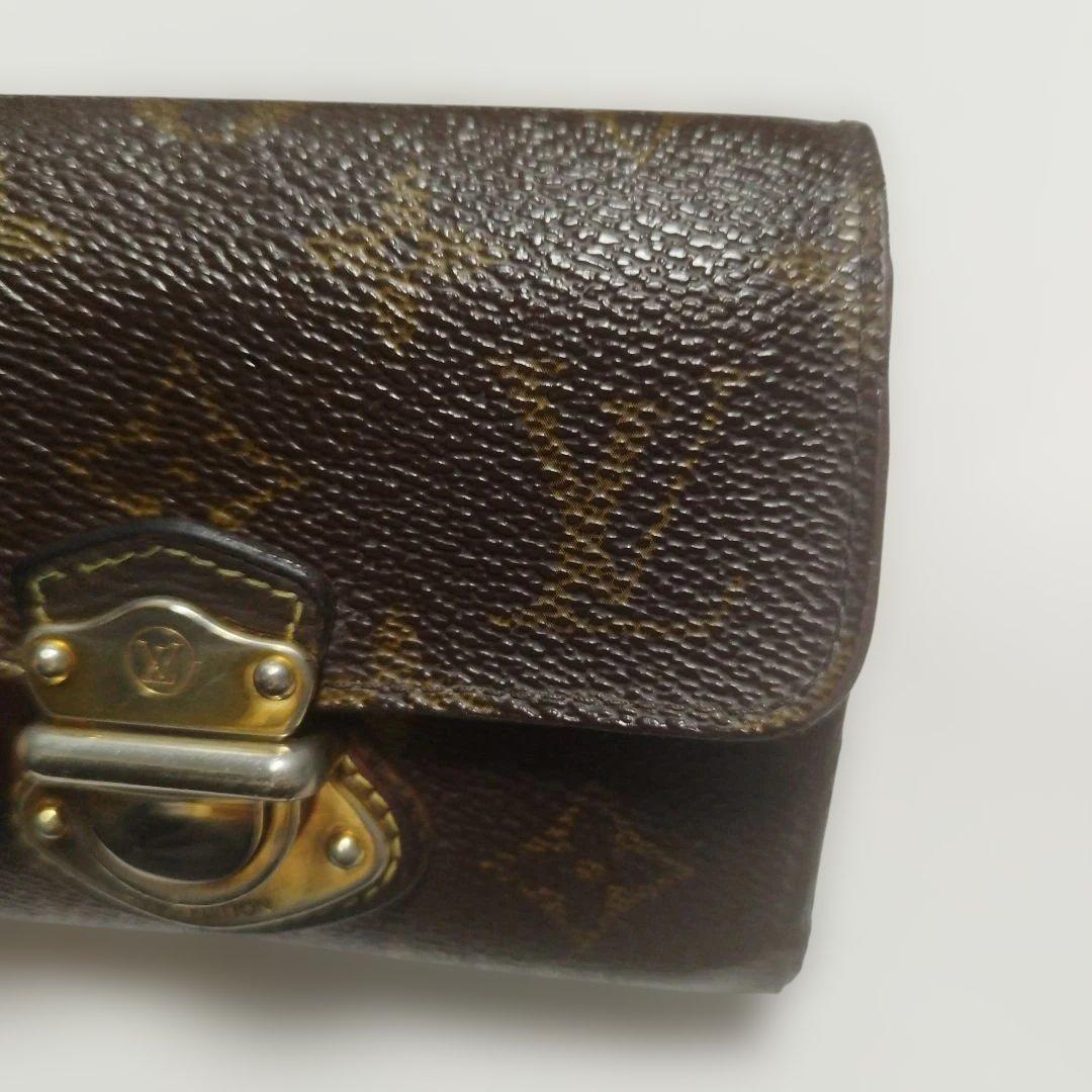 LOUIS VUITTON 三つ折り財布 ブラウン