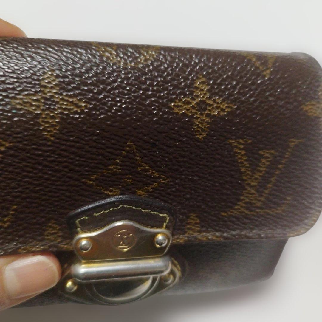 LOUIS VUITTON 三つ折り財布 ブラウン