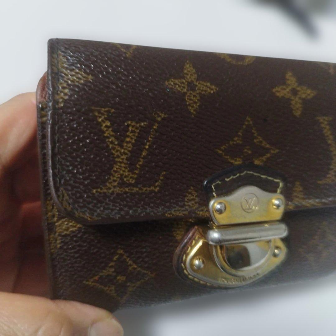 LOUIS VUITTON 三つ折り財布 ブラウン