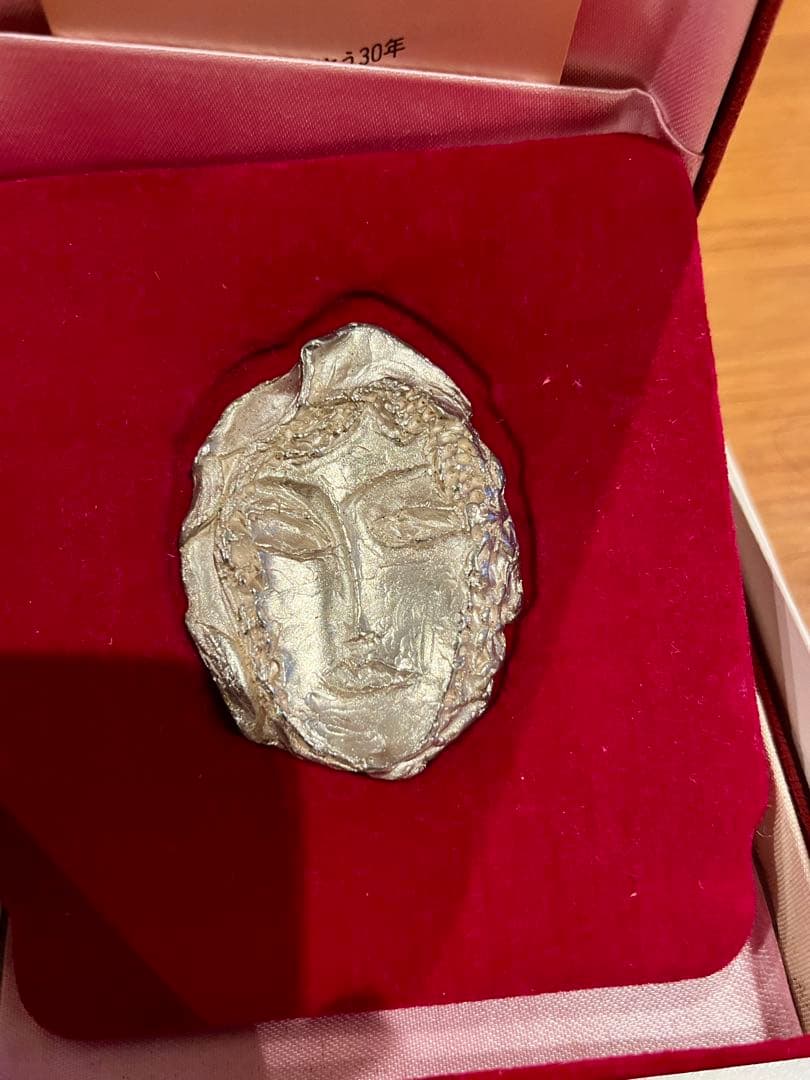 メ*A様 田崎真珠 創立30周年記念 池田満寿夫 帽子の女 純銀製 銀メダル