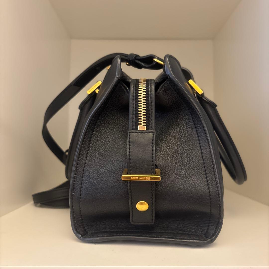 サンローランパリベイビーカバ スYSL ブラック2way ハンド