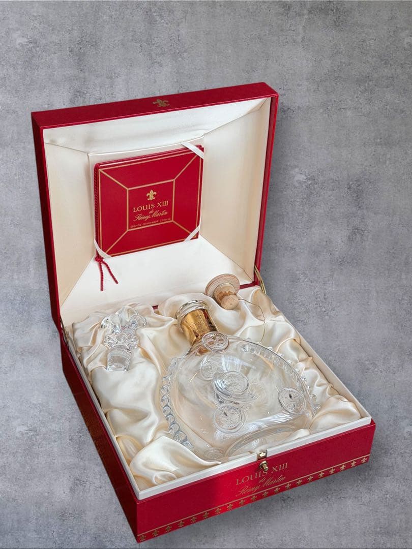 【極美品・バカラ社製】レミーマルタン ルイ13世 空瓶＆専用ボックスセット