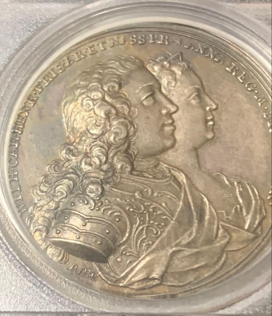 準TOP POP❗️価格交渉可❗️ウィレム4世成婚記念　シルバーメダル