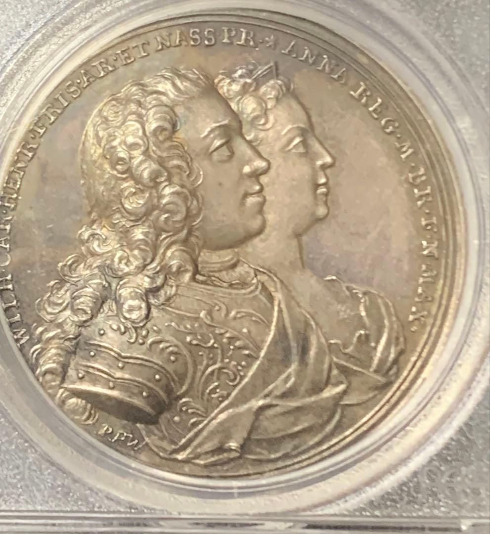 準TOP POP❗️価格交渉可❗️ウィレム4世成婚記念　シルバーメダル