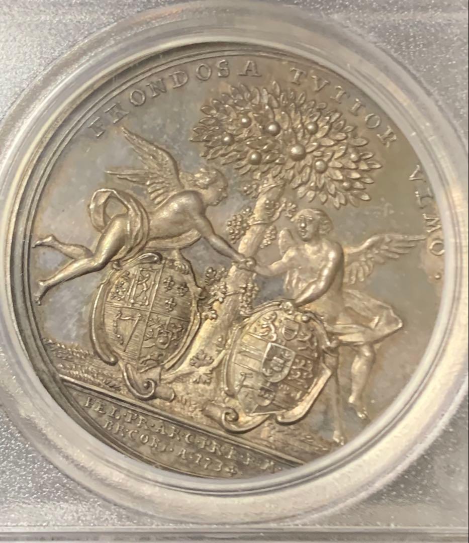 準TOP POP❗️価格交渉可❗️ウィレム4世成婚記念　シルバーメダル