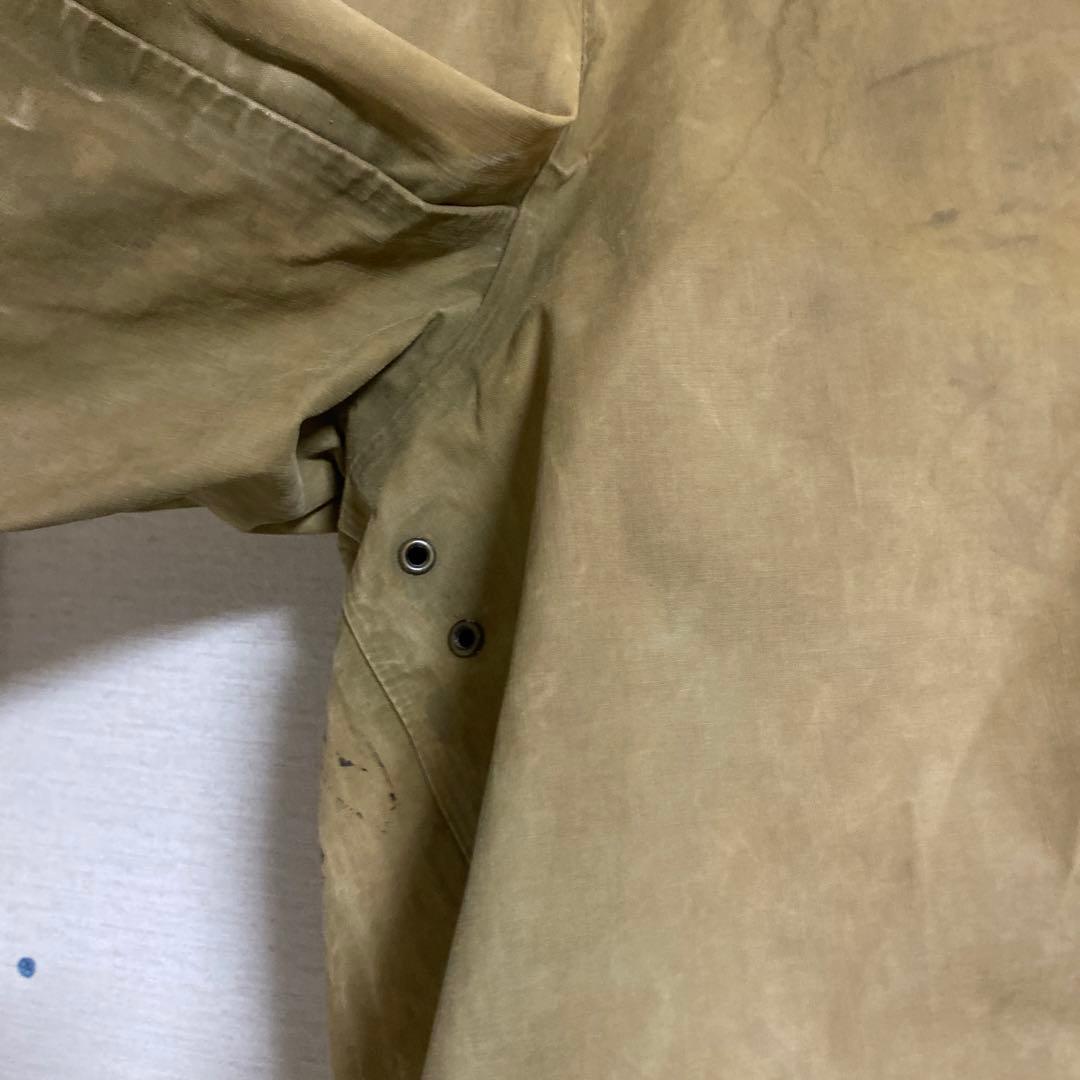 40s 50s 米軍　実物　USN N−2デッキ　レインパーカー