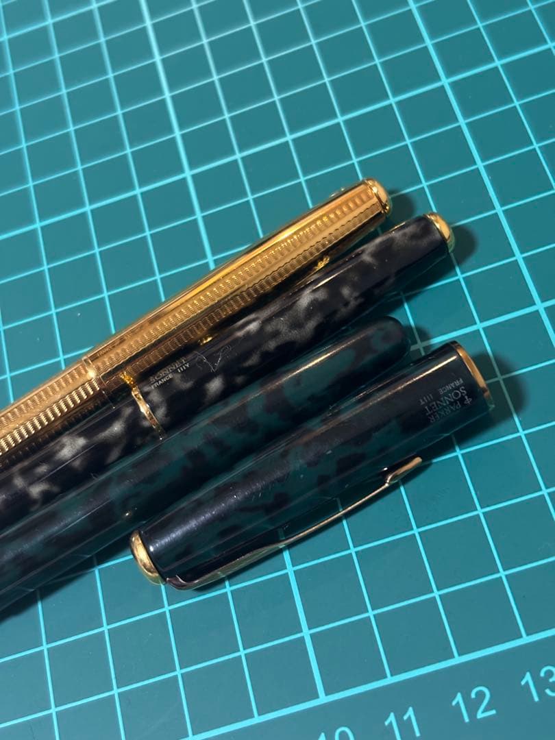 ✨3本セットPARKERソネット万年筆&シャープペンシルセット&ボールペンマダラ
