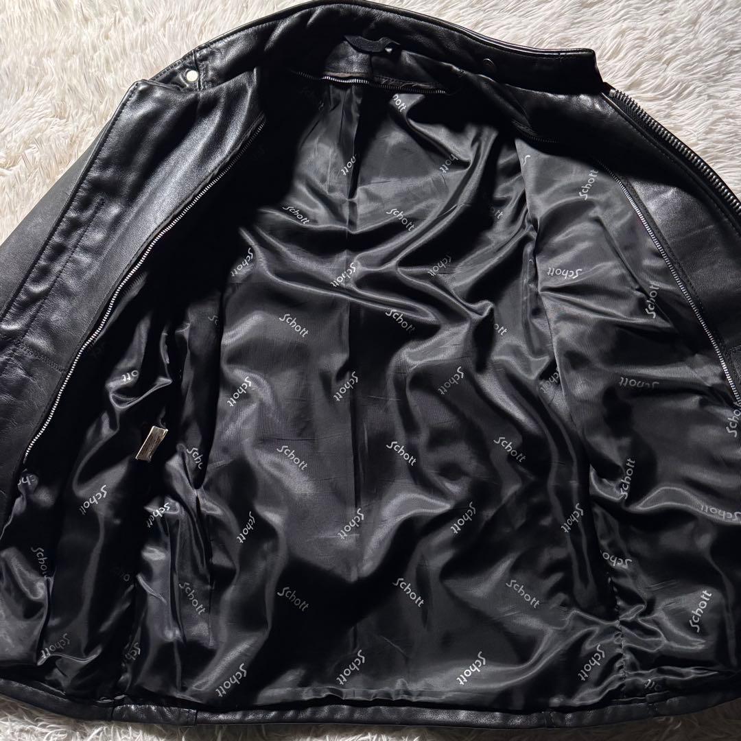 【米国製】schott ライダースジャケット　シングル　641 本革