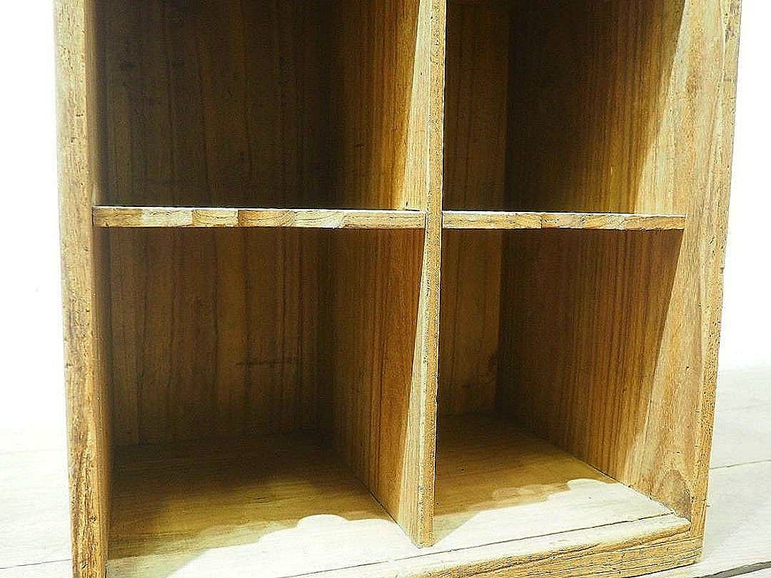 1301 レトロな収納棚　飾り棚　小物入れ　古家具　ケース　ラック　ビンテージ