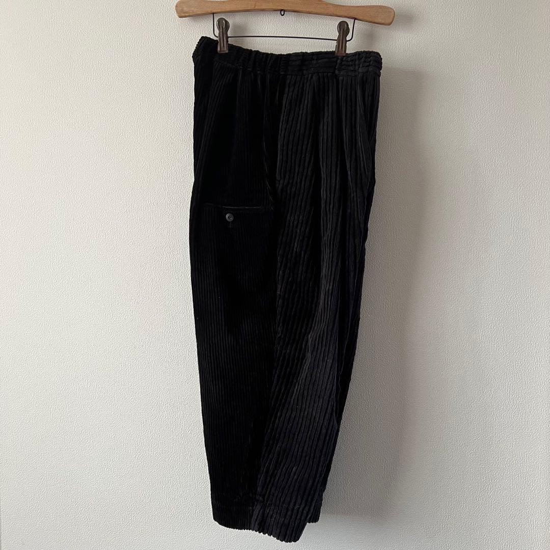 ドゥルカマラ dulcamara 太畝コーデュロイ切替パンツ