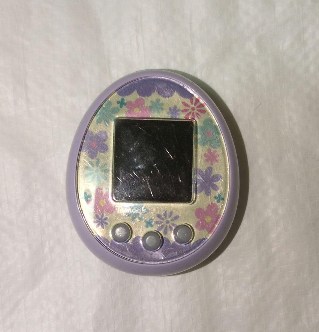 たまごっちみーつ　パステル　ラベンダー 花柄　パープル