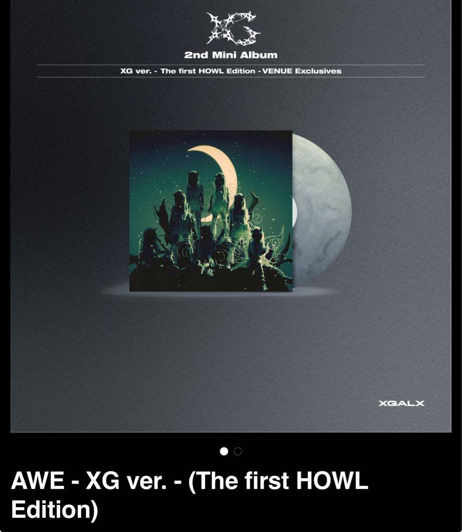 XG AWE US 会場 限定 vinyl 開封済み トレカなし レコード