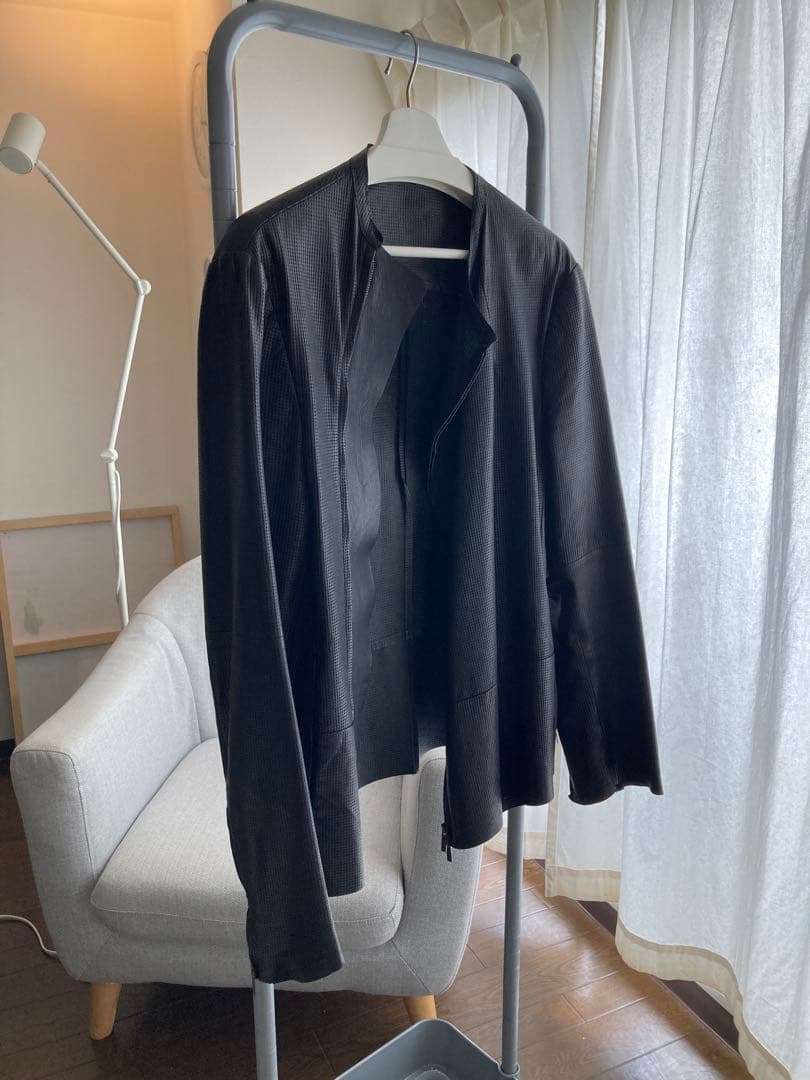 ARMANI エンポリ ライダース ラムレザー