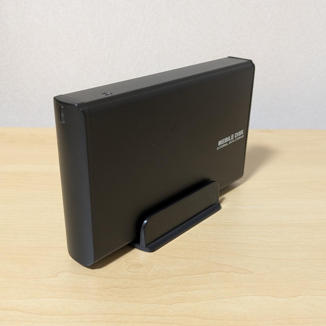 外付けHDD 4TB 玄人志向＋Western Digital BLUE HDD