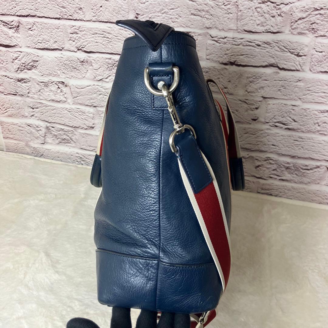 コーチ✨ヘリテージ レザー ユーティリティー A4 2way ビジネスバッグ