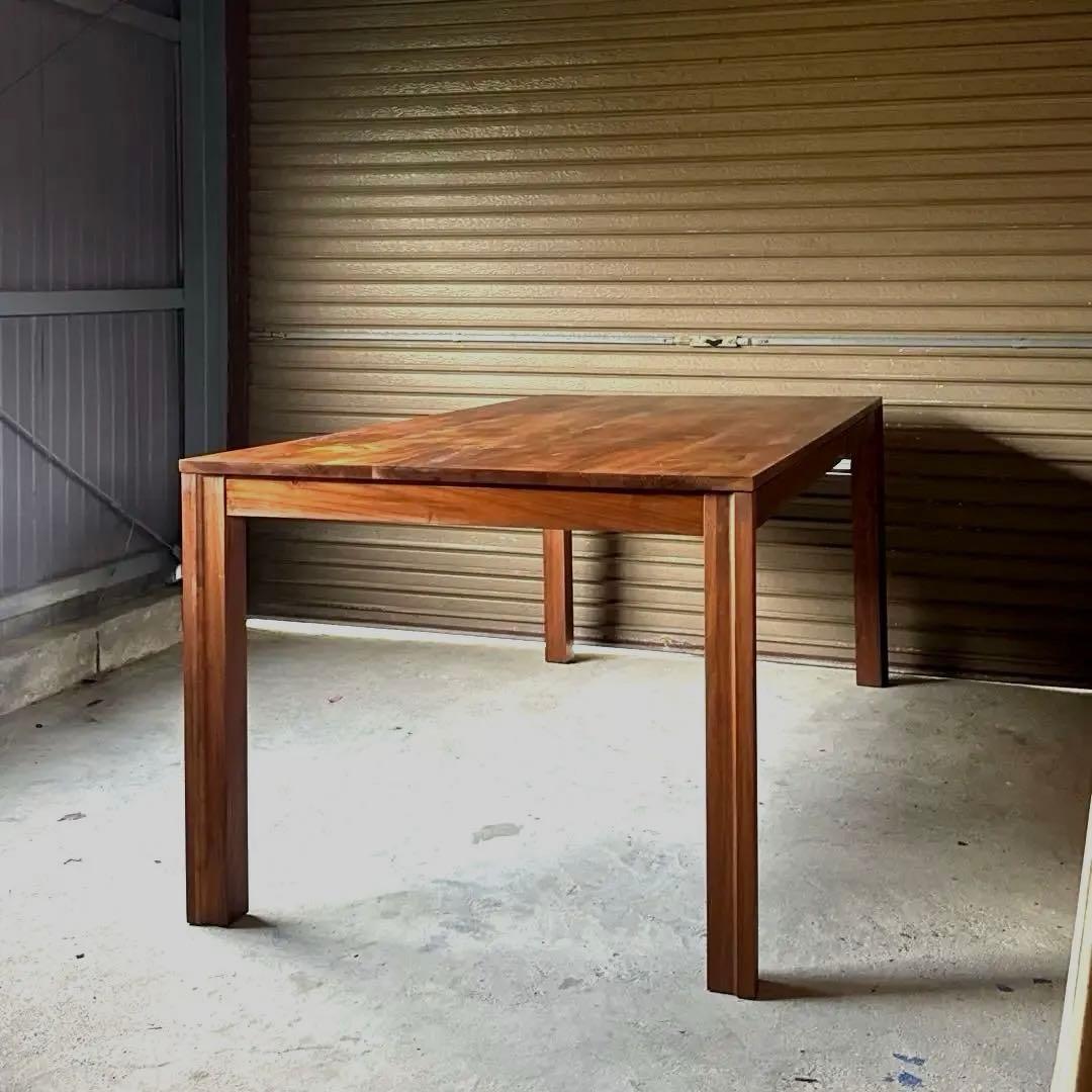 ダイニングテーブル　ウォールナット　無垢　180cm メンテナンス済み　送料込み