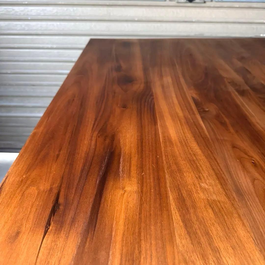 ダイニングテーブル　ウォールナット　無垢　180cm メンテナンス済み　送料込み