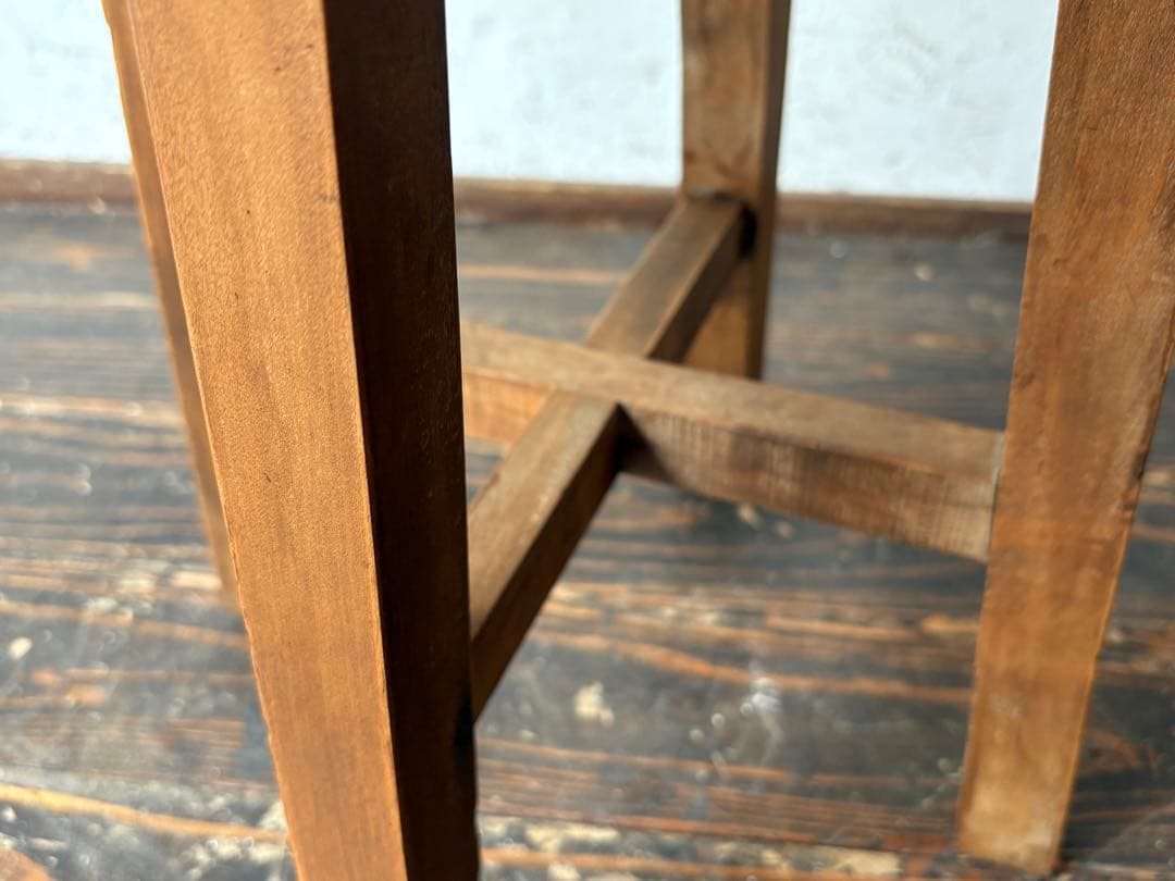 丸椅子 木製シンプルスツール　子椅子