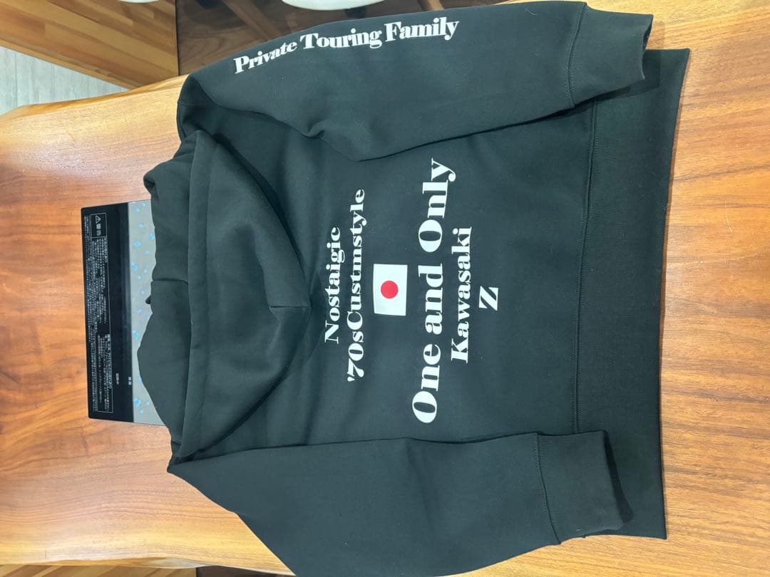 カワサキ　Z1Z2 Z400FX パーカー　黒　サイズM