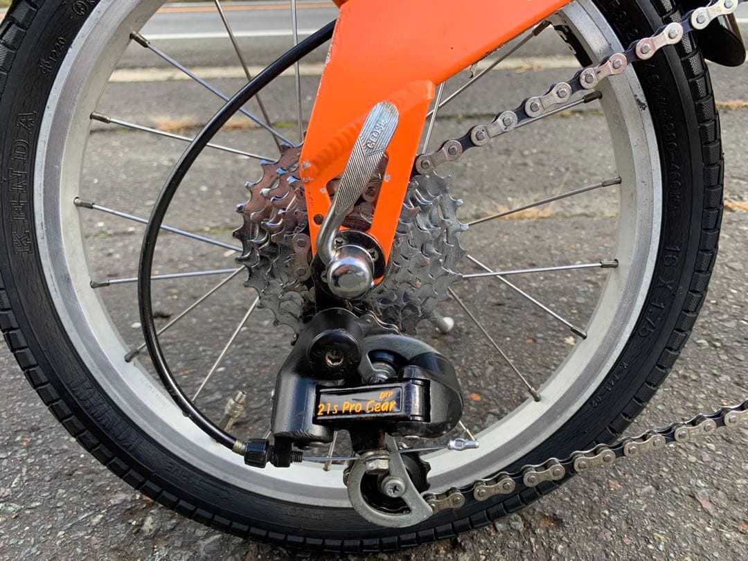 【即乘】送料無料 PEUGEOT 折り畳み自転車7速 ミニベロ 小径車16インチ