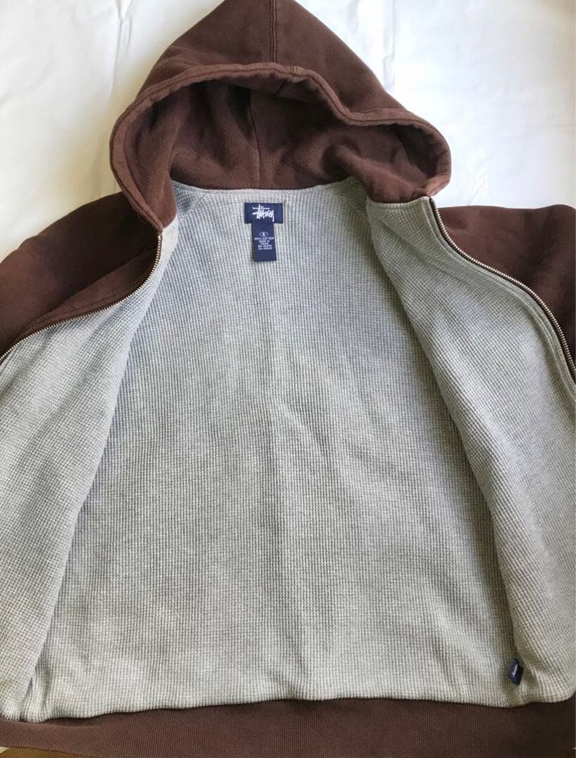 1990s old stussy ステューシー　ジップパーカー　裏サーマル