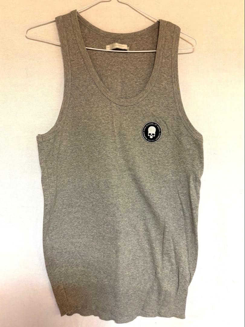 Number (n)ine スカルワッペン付きタンクトップ