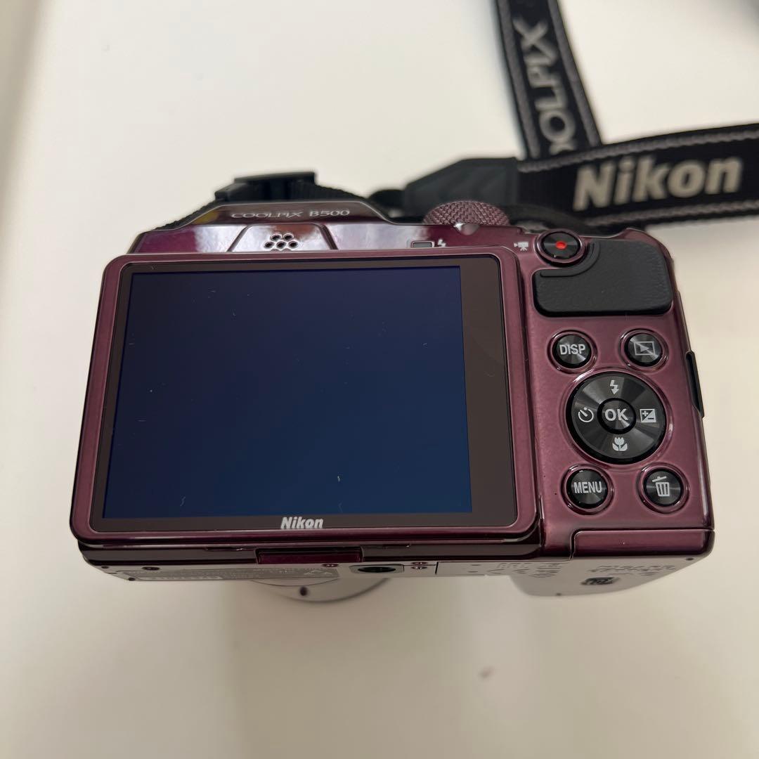 Nikon COOLPIX B500 紫 ストラップ ケース付き